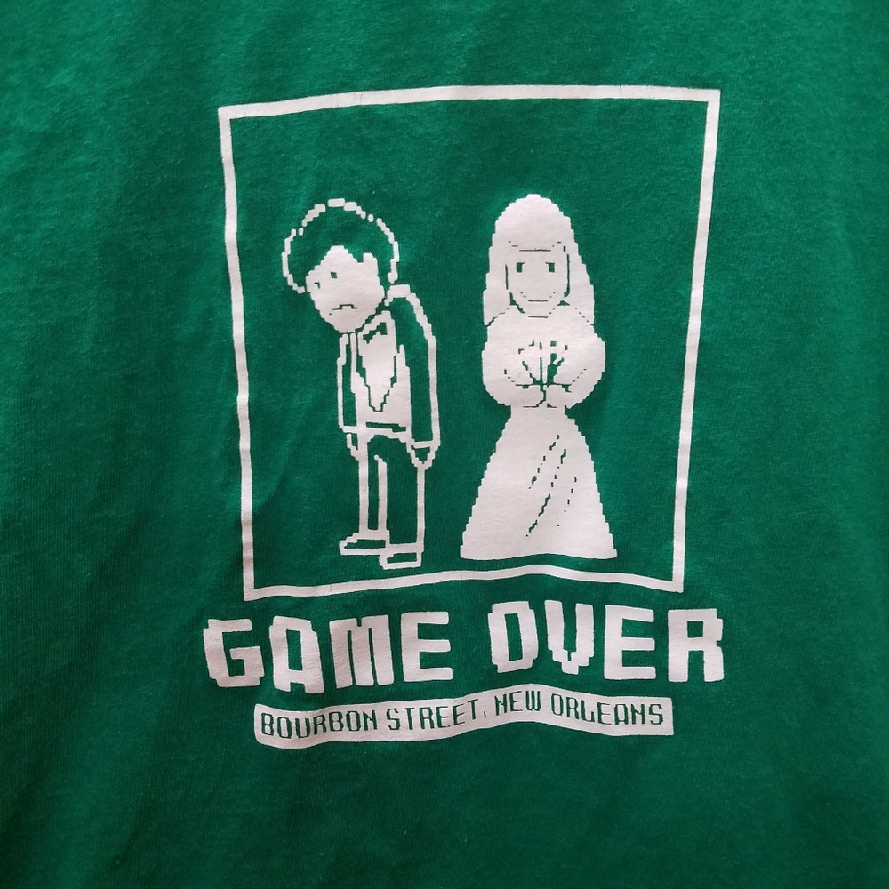 Funny novelty grooms t shirt mens XL
